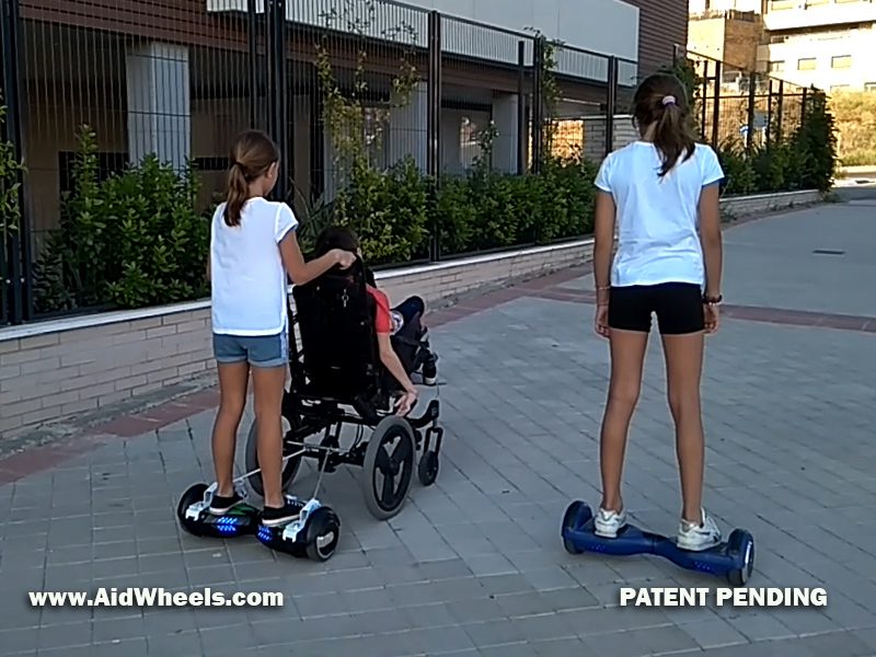 hoverboard wheelchair adapter aidwheels