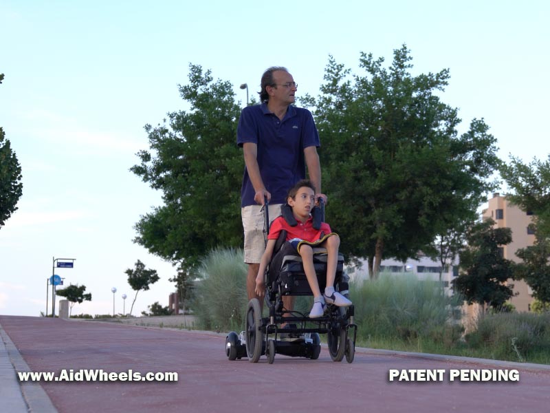 hoverboard wheelchair aidwheels attachment