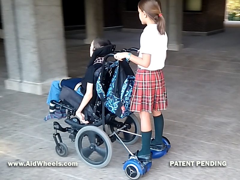 ortopedia silla de ruedas con hoverboard electrica motor