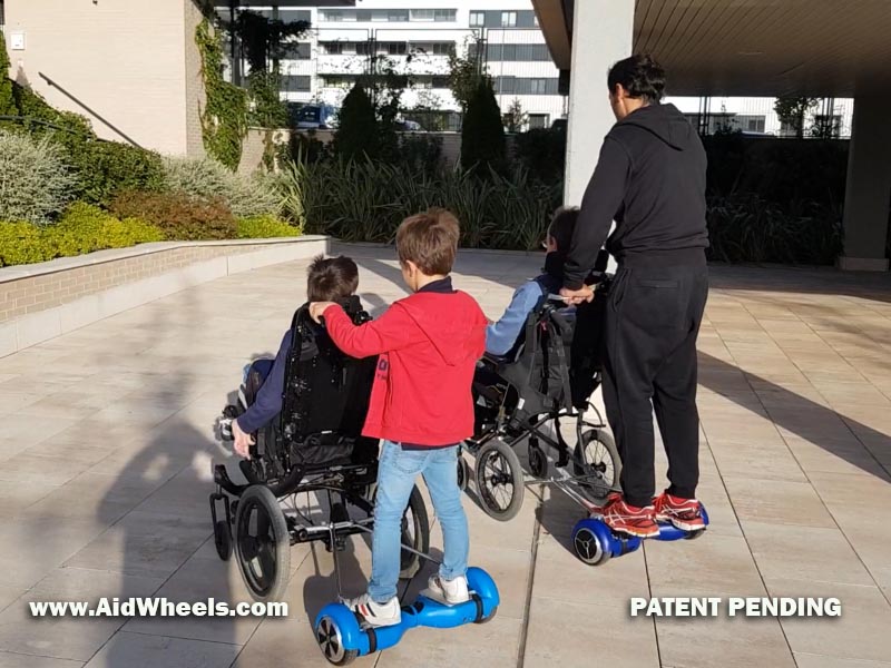 sillas de ruedas electricas con hoverboard paralisis cerebral