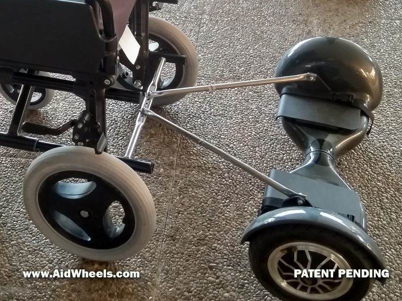 Kit de motorización auxiliar para sillas de ruedas