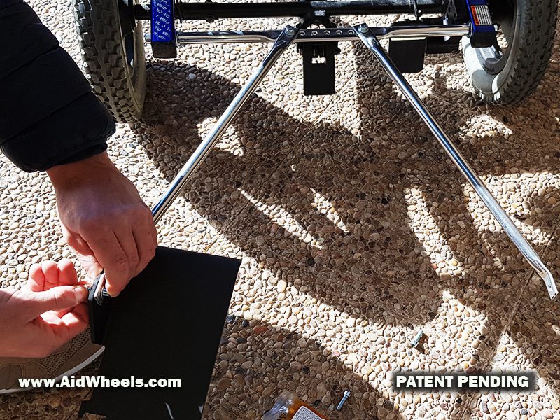 adaptar patinete electrico a silla de ruedas con hoverboard