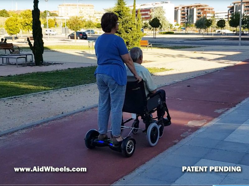 wheelchair pusher
