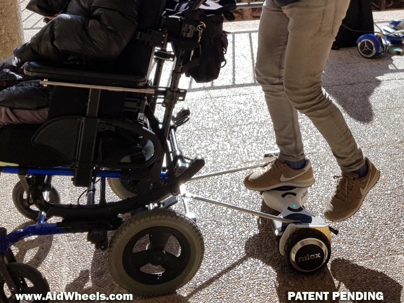 hoverboard for wheelchair aidwheels adapter