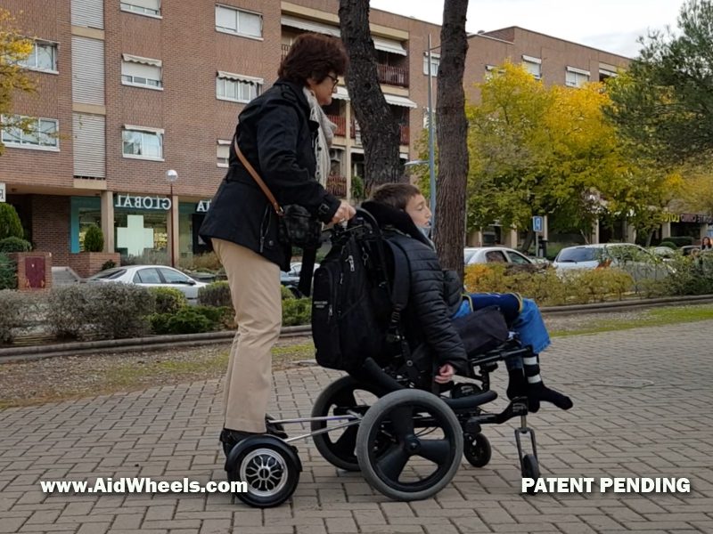 manual electric wheelchair attachment products assistant