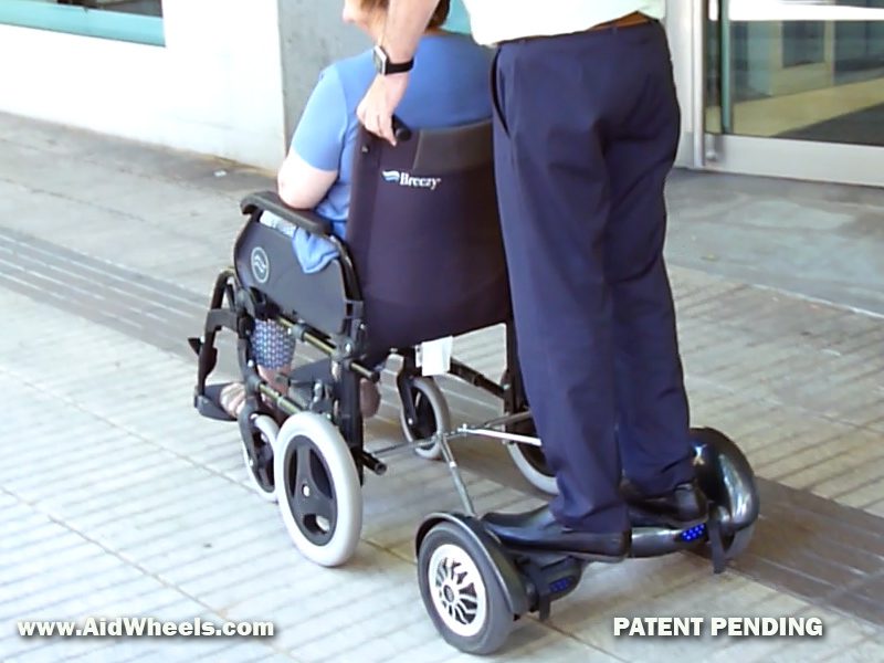 patinetes eléctricos para mover sillas de ruedas