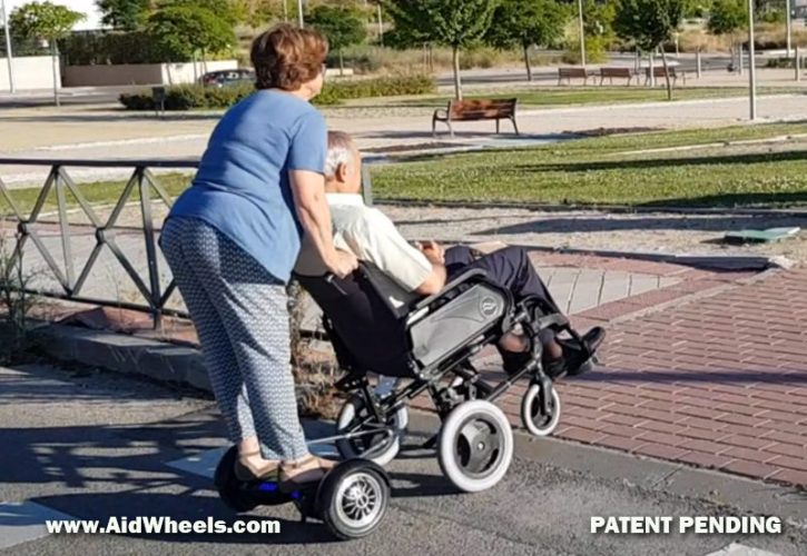Wheelchair pusher: Electric mobility aids