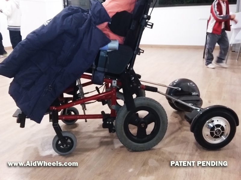 wheelchair hover board balanced scooter aidwheels