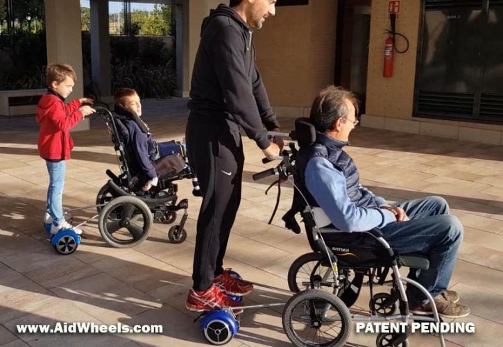 Descubre los hoverboards para sillas de ruedas AidWheels