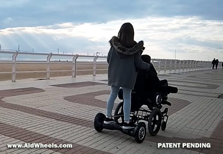 Adaptador silla ruedas hoverboard
