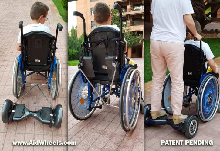 Motor silla de ruedas manual