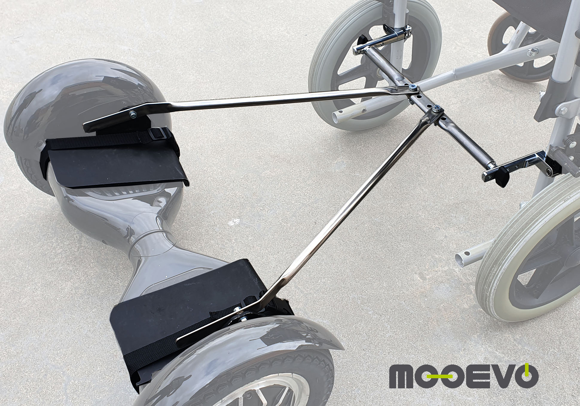 Silla para hoverboard: pasear sillas de ruedas con hoverboards - AidWheels