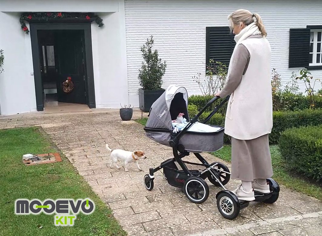 sillita de bebe con asistencia electrica para pasear