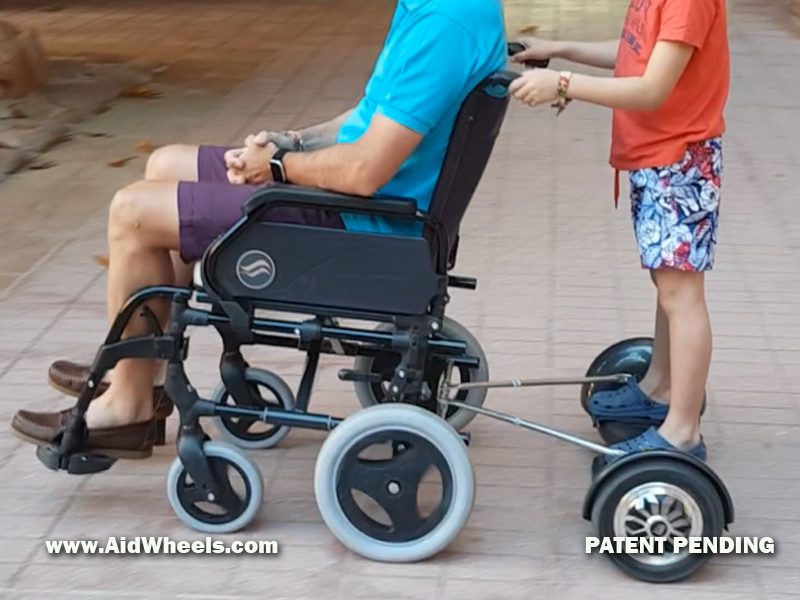 AIDWHEELS adaptador hoverboard para silla de ruedas QUICKIE SR45